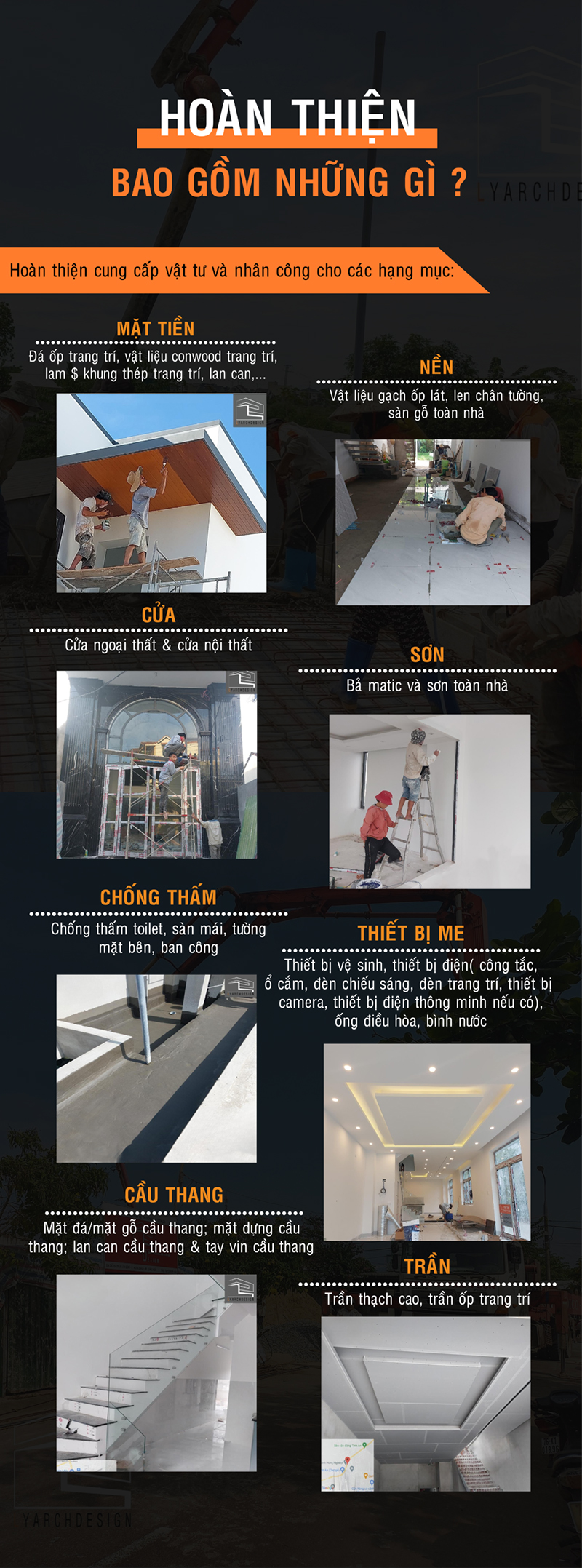 Thi công hoàn thiện