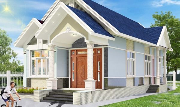 TOP + 10 mẫu nhà đẹp cho vợ chồng mới cưới Nhà cấp 4 đẹp mái Thái