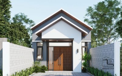 Công trình nhà mái thái 1 tầng tại đường Lê Trung Đình