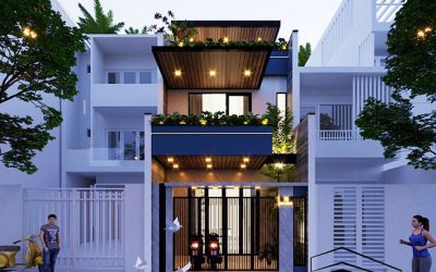 Thiết kế thi công trọn gói nhà phố 3 tầng đường Chu Văn An