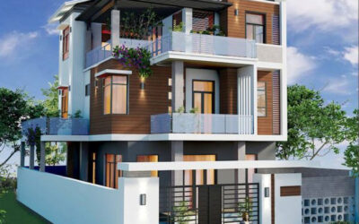 Nhà phố 3 tầng đẹp hiện đại