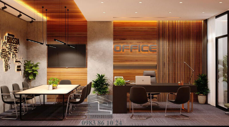 Thiết kế nội thất văn phòng tại Quảng Ngãi