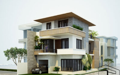 Nhà phố 3 tầng đẹp hiện đại tại đường Phan Văn Trị TP. Quảng Ngãi