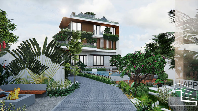 Thiết kế nhà vườn Quảng Ngãi