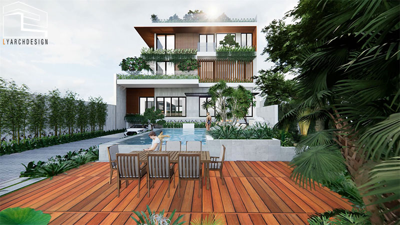 Thiết kế nhà vườn Quảng Ngãi