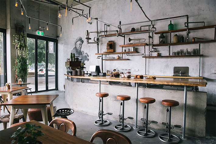 Thiết kế quán cafe phong cách nét cổ xưa