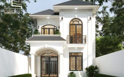 Nhà phố 2 tầng tân cổ điển khiến ai cũng phải xiêu lòng tại TP.Quảng Ngãi