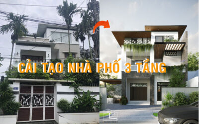 Công trình cải tạo nhà phố 3 tầng