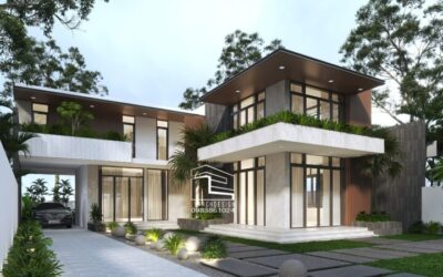 Biệt thự 2 tầng có hồ bơi phong cách hiện đại, sang chảnh