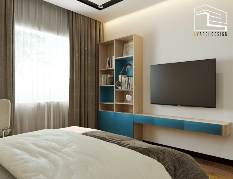 Nhà phố 2 tầng đường Phan Đình Phùng - TP. Quảng Ngãi Phòng ngủ con trai