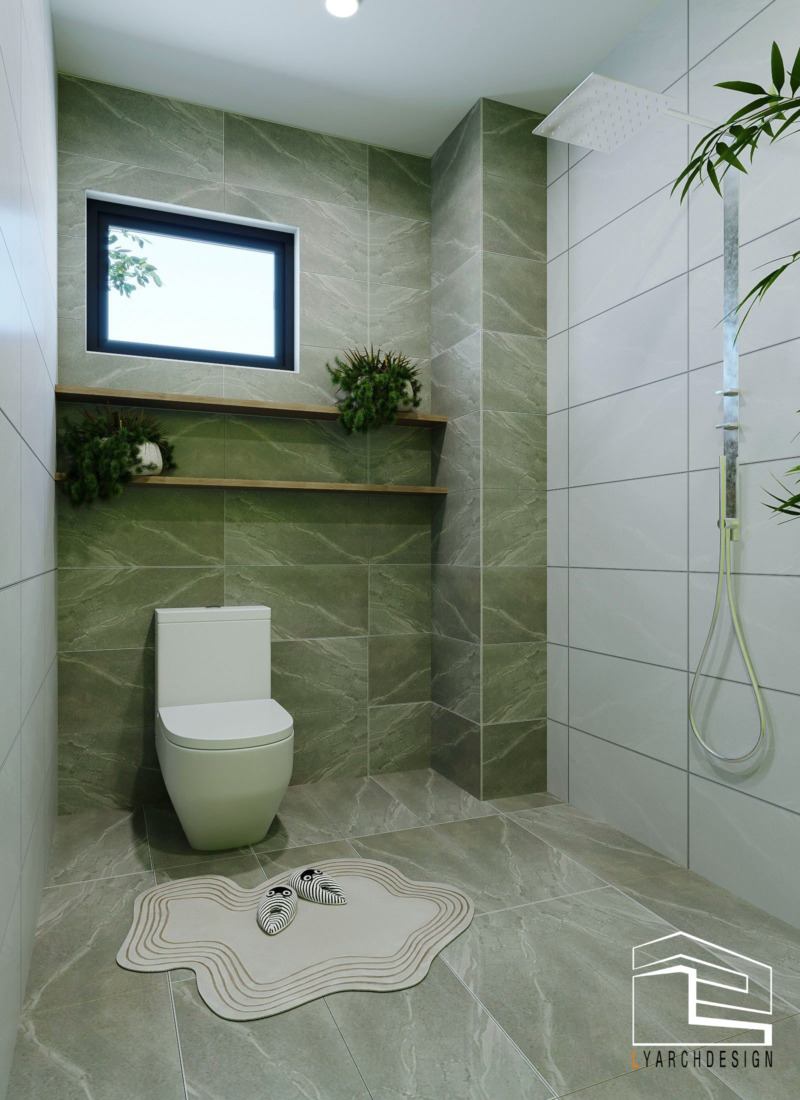 Nhà phố 2 tầng đường Phan Đình Phùng - TP. Quảng Ngãi Phòng vệ sinh