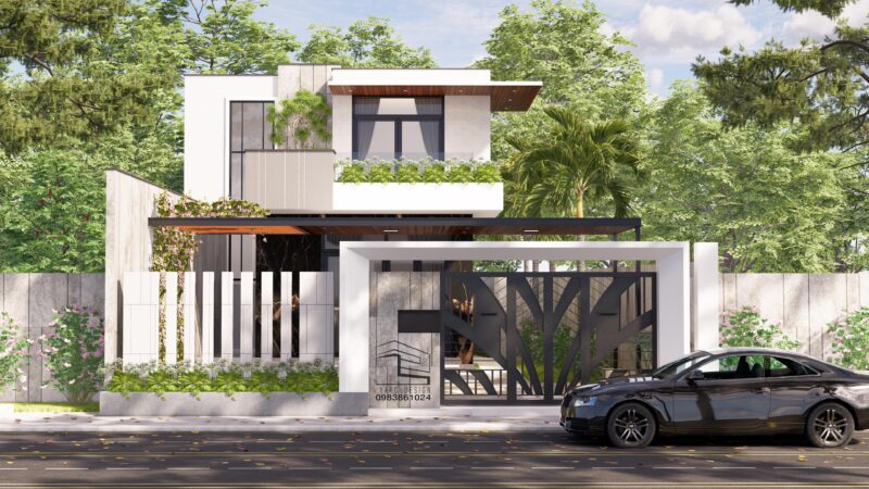 Biệt thự 2 tầng tại Sơn Hà hài hoà giữa hiện đại và sang trọng Biệt thự 2 tầng tại Sơn Hà hài hoà giữa hiện đại và sang trọng