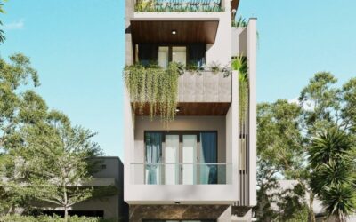 Nhà phố 4 tầng phong cách hiện đại đường Tế Hanh