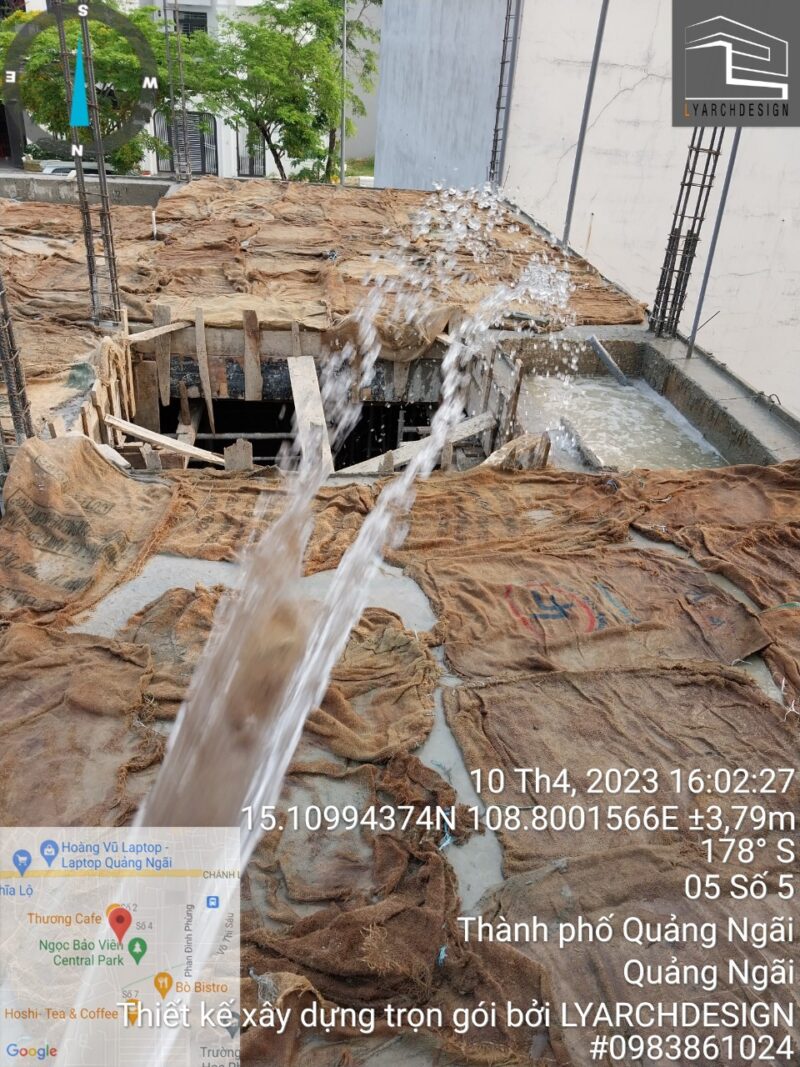 Quy trình bão dưỡng bê tông tại Lyarchdesign