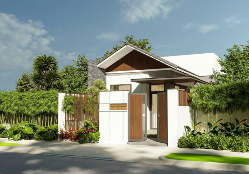 Nhà phố 1 tầng 2 phòng ngủ 6.5x24 Nhà phố 1 tầng 2 phòng ngủ 6.5x24