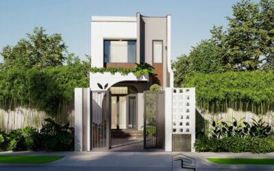 Nhà phố 2 tầng phong cách hiện đại tại Tịnh Ấn Tây