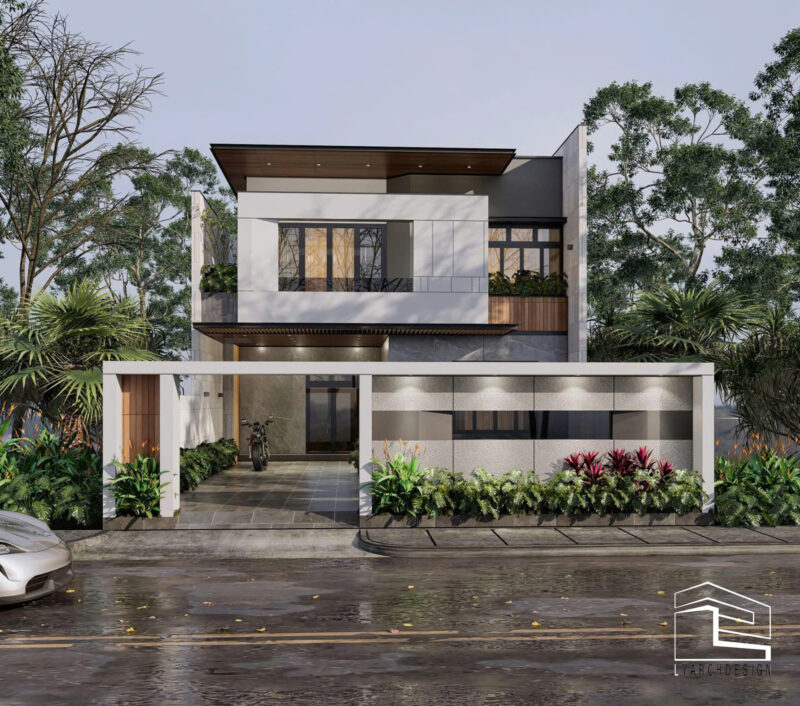 nhà phố 2 tầng hiện đại đường Thành Thái