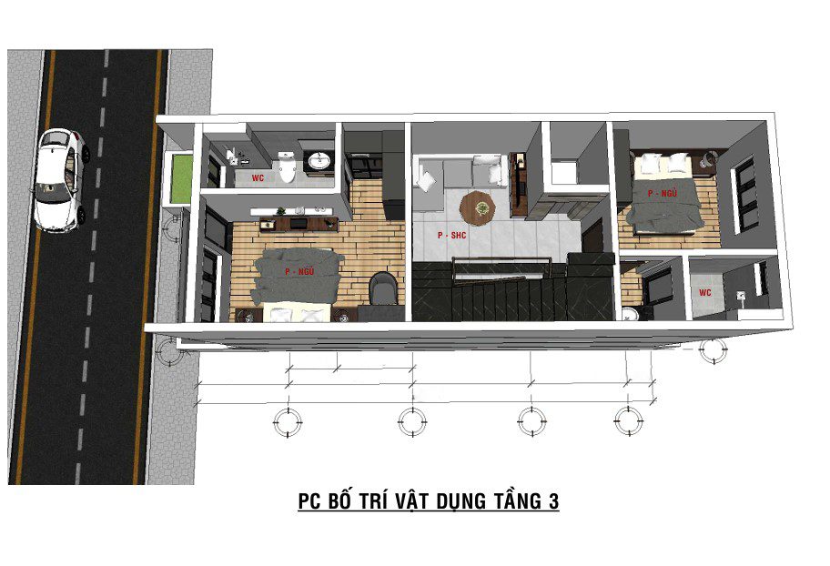 Nhà phố 5 tầng hiện đại tại KDC Bàu Cả 4.jpg