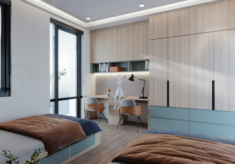 Nội thất phòng ngủ con