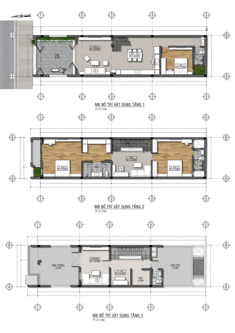 Nhà phố 3 tầng với trải nghiệm sống tiện nghi MBSB Nhà phố 3 tầng với trải nghiệm sống tiện nghi