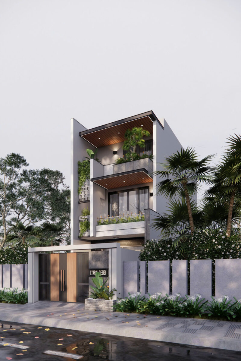 Nhà phố 3 tầng 5x18m – Đẹp, hiện đại, chuẩn công năng