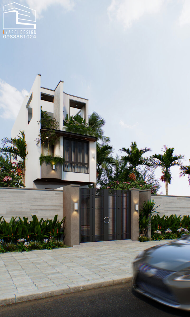 Nhà phố 3 tầng hiện đại và tiện nghi mặt tiền 4,5m