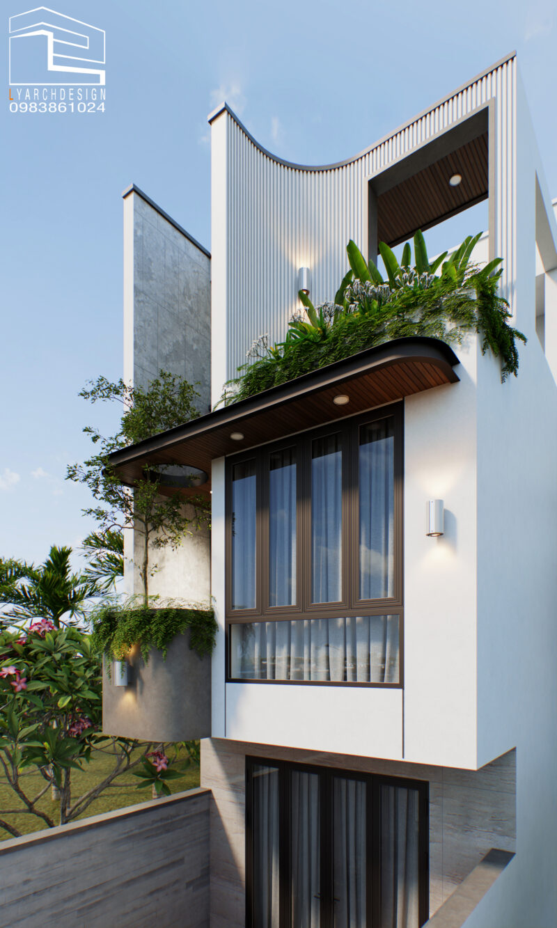 Nhà phố 3 tầng hiện đại và tiện nghi mặt tiền 4,5m