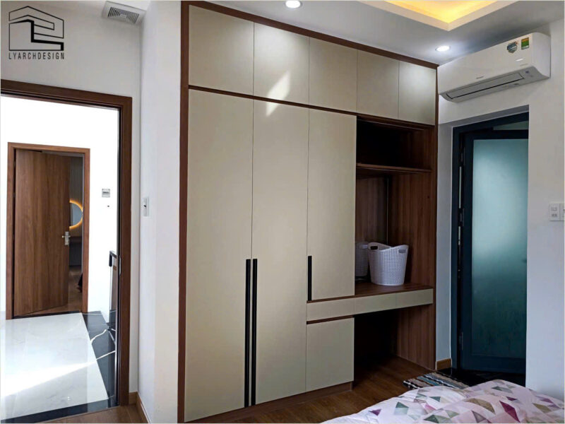 Công trình thực tế biệt thự 2 tầng Tân Cổ Điển tại Nghĩa Dung Phòng ngủ