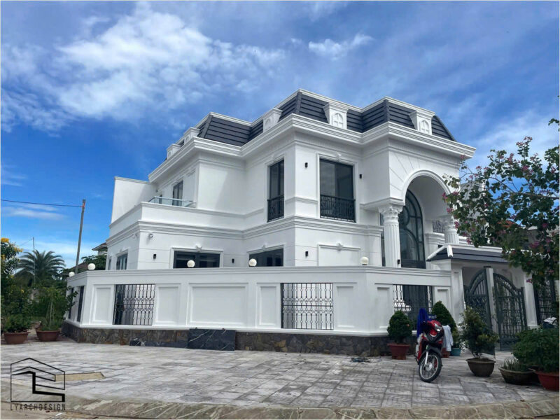 Công trình thực tế biệt thự 2 tầng Tân Cổ Điển tại Nghĩa Dung Công trình thực tế biệt thự 2 tầng Tân Cổ Điển tại Nghĩa Dũng