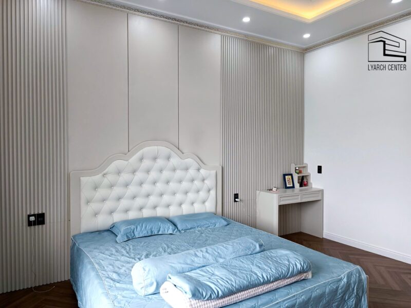Hoàn thiện thi công trọn gói biệt thự 2 tầng đẳng cấp KĐT Uhome Phòng ngủ Master
