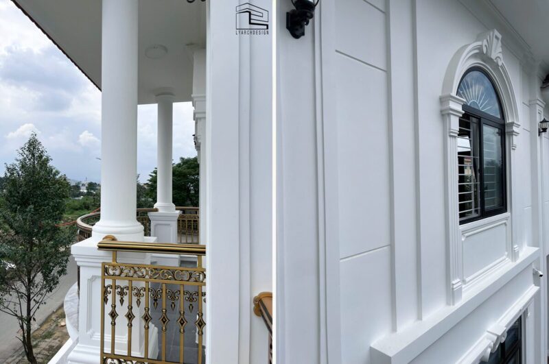 Hoàn thiện thi công trọn gói biệt thự 2 tầng đẳng cấp KĐT Uhome