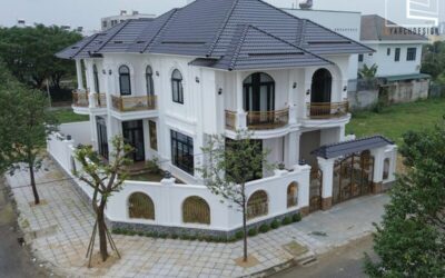 Hoàn thiện thi công trọn gói biệt thự 2 tầng đẳng cấp KĐT Uhome