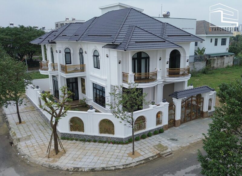 Hoàn thiện thi công trọn gói biệt thự 2 tầng đẳng cấp KĐT Uhome