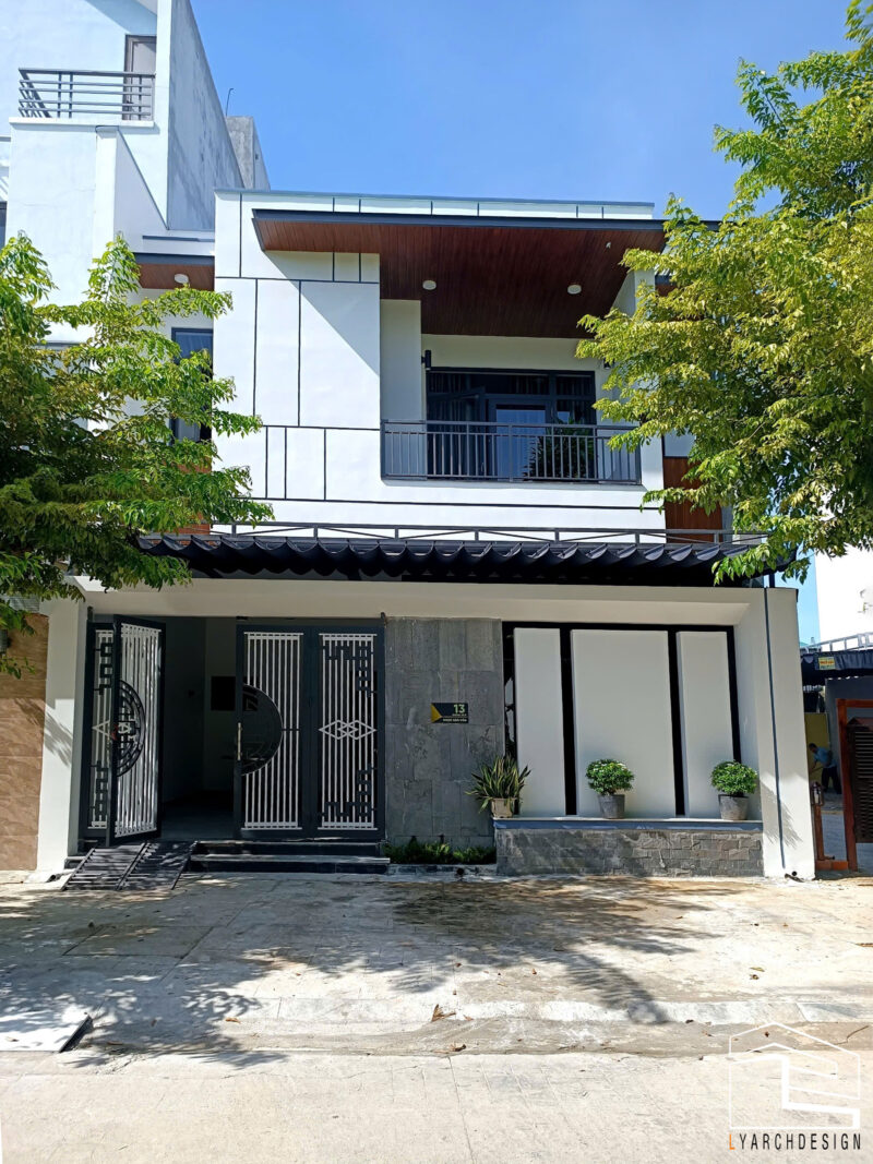 Hoàn thiện biệt thự 2 tầng sang trọng KDT Ngọc Bảo Viên