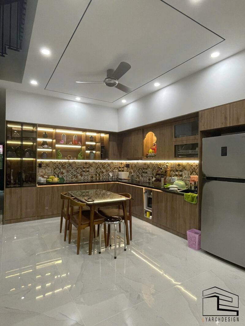 Ts House – Hành trình thiết kế & thi công bắt đầu từ tín nhiệm Phòng bếp