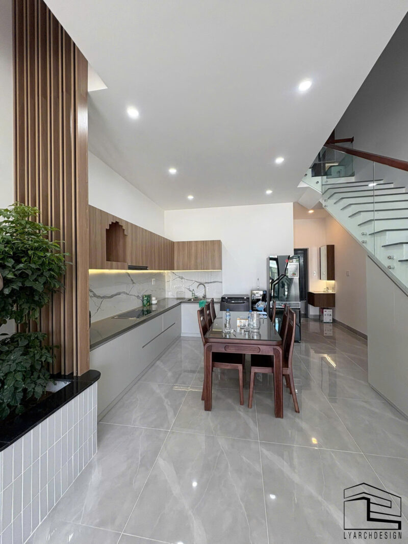 Phòng khách kết nối không gian