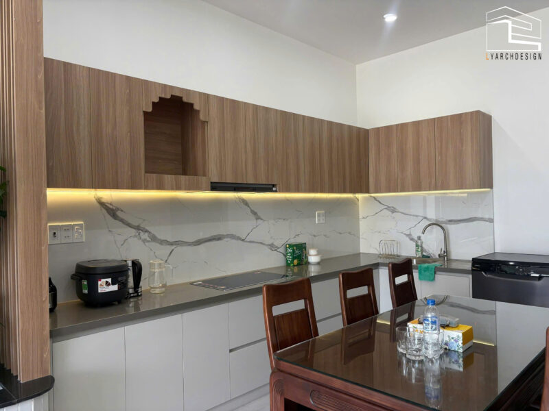 Khu bếp và bàn ăn – Gọn gàng, tinh tế