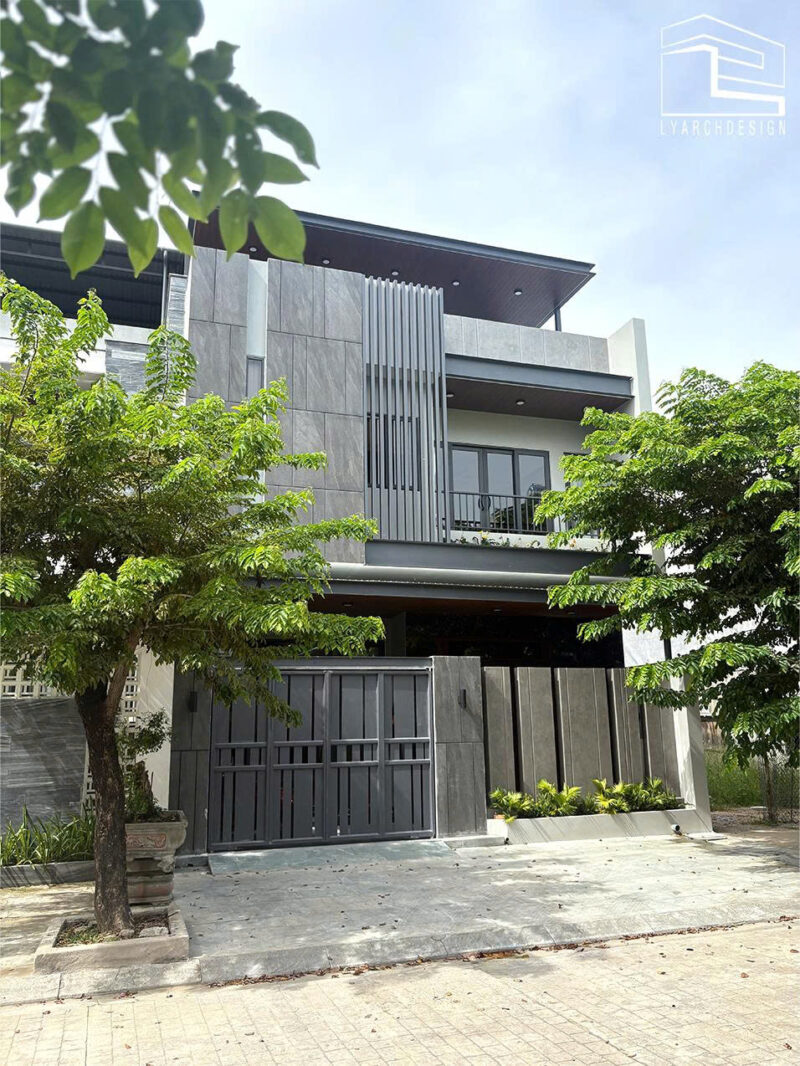 Công trình thực tế biệt thự 3 tầng hiện đại tại KĐT Ngọc Bảo Viên