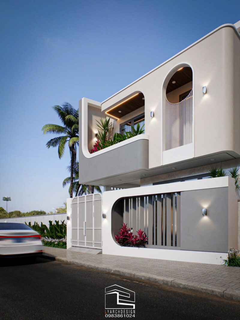 Nhà phố 2 tầng hiện đại với đường cong mềm mại đường Lê Thánh Tôn nha-pho-2-tang-hem-le--thanh-ton