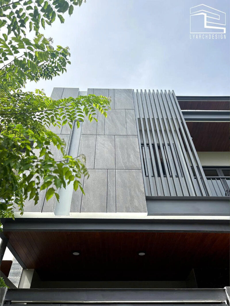 Công trình thực tế biệt thự 3 tầng hiện đại tại KĐT Ngọc Bảo Viên