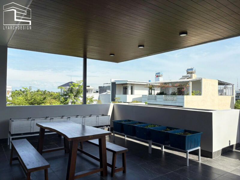 Sân thượng – Góc thư giãn xanh giữa lòng đô thị