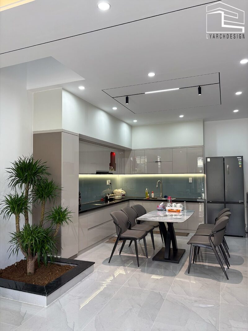 Hoàn Thiện Nhà Phố 3 Tầng Chu Văn An Bep view 2