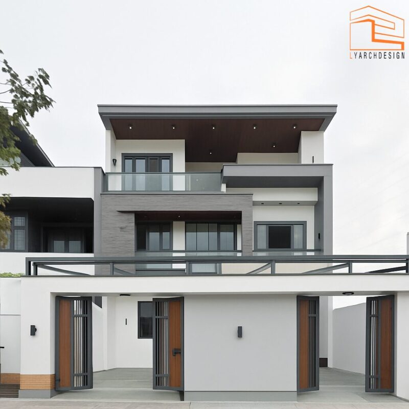 Công Trình Thực Tế Biệt Thự 3 Tầng Trường Sa 2025