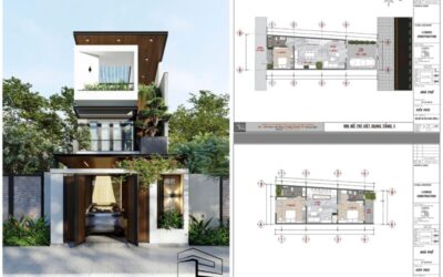 Nhà Phố 3 Tầng 6x20m