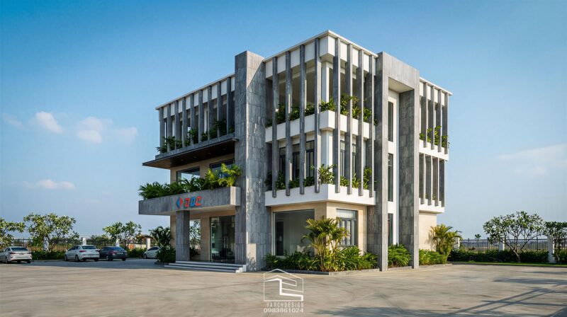 Văn Phòng 3 Tầng Hiện Đại – Giải Pháp Không Gian Làm Việc Hiệu Quả Và Bền Vững 3