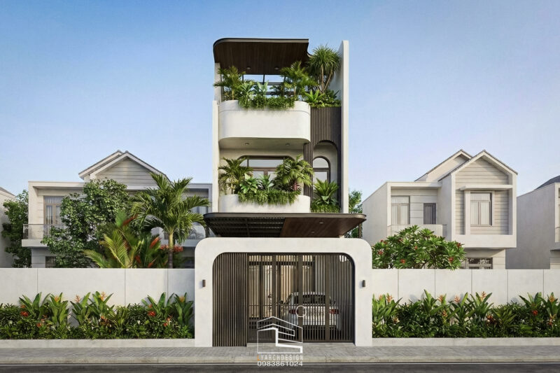 Nhà Phố 3 Tầng Hiện Đại KDC Phước Thạnh - Không Gian Xanh Giữa Lòng Thành Phố