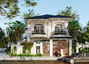 phối cảnh biệt thự 2 tầng phong cách tân cổ điển phối cảnh biệt thự 2 tầng phong cách tân cổ điển