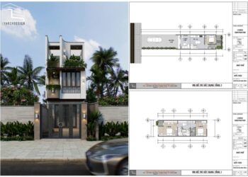 nhà phố 3 tầng hiện đại 5x24m