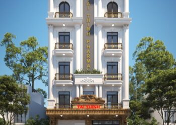 Trụ sở công ty 5 tầng phong cách Tân Cổ Điển đường Lê Thánh Tôn