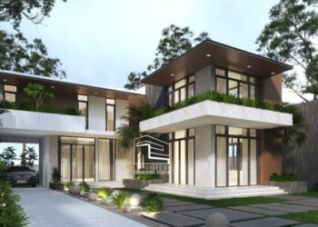 Biệt thự 2 tầng có hồ bơi phong cách hiện đại, sang chảnh